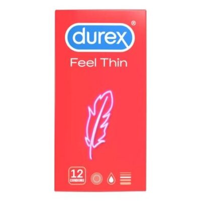 Durex Feel Thin - tenké kondómy pre prirodzený pocit (12 ks) od značky Durex