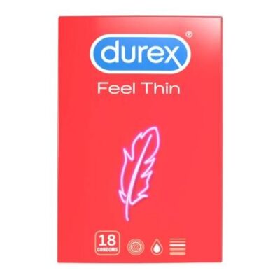Durex Feel Thin - prirodzený pocit kondóm (18 ks) od značky Durex