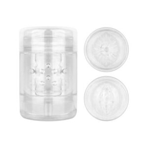 FPPR. - obojstranný masturbátor - vagína & anál (priehľadný) od značky FPPR