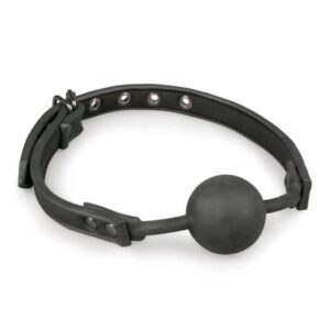 Easytoys - silikónový ball gag (čierny) od značky Easytoys