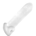 Fat Boy Original Ultra - Mliečne biely penisový návlek (19 cm) od značky Perfect Fit