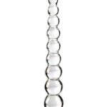 Icicles No. 2 - priehľadné guľaté sklenené dildo od značky Icicles