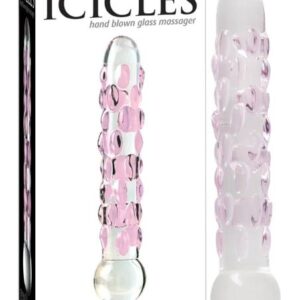 Icicles No. 7 - perlové sklenené dildo od značky Icicles