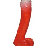 Číry prísavkový dildo od značky Crystal