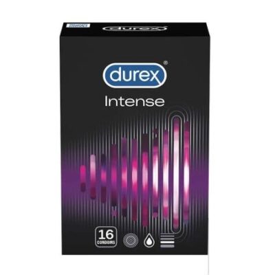 Durex Intense - rebrované a bodkované kondómy (16 ks) od značky Durex