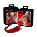 Bad Kitty - Červený semišový bičík od značky Bad Kitty