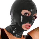 Latexová maska na ústa (čierna) od značky Late X