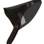 Latex tangáče s dvojakým dildom - čierne (S-L) od značky Late X