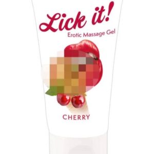 Lízni ho! - 2v1 jedlý lubrikant - čerešňa (50ml) od značky Lick-it
