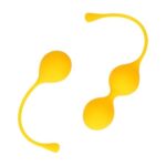 Loveline - silikónové guličky - 2 diely (žlté) od značky Loveline