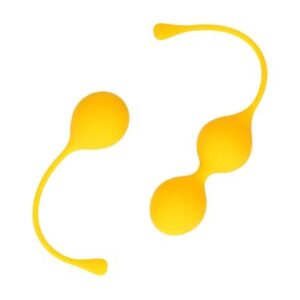 Loveline - silikónové guličky - 2 diely (žlté) od značky Loveline