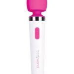 Vibrujúci masér Aqua Wand - bielo-ružový