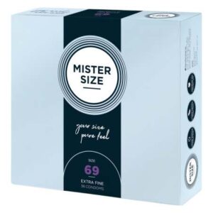 Pán Veľkosť tenký kondóm - 69mm (36ks) od značky Mister Size