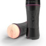 mystim OPUS Mica - realistický masturbátor vagíny (prírodná-čierna) od značky mystim