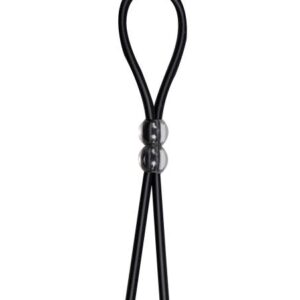 You2Toys - Nastaviteľný penisový pás s perlami (čierny) od značky You2Toys