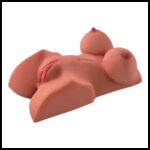 PDX Dokonalé prsia - torzo s dvoma otvormi rozkoše - (hnedá) od značky PDX