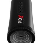 PDX Moto Blower - vibrujúci a sací masturbátor (čierny) od značky PDX