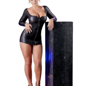 Cottelli - párty šaty so Swarovski zipsom (čierne) od značky Cottelli