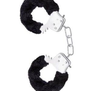 Temptasia putá - čierne plyšové putá od značky Temptasia
