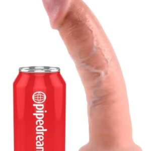 King Cock 9 - realistický dildo s prísavkou (23 cm) - naturálny od značky King Cock