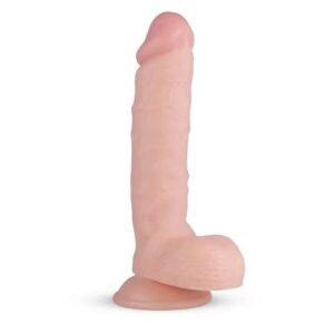 Realistické potešenie Glynn - 25cm dildo (prírodné) od značky Real Fantasy