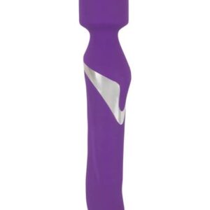 Javida 2v1 masážny vibrátor s perlou (fialový) od značky Javida