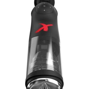 PDX Mega-Bator - Rotujúci a pohyblivý masturbátor (čierny) od značky PDX