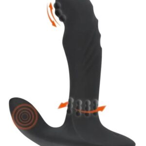 Rebel - rotujúci guľôčkový prostata masér vibrátor (čierny) od značky Rebel