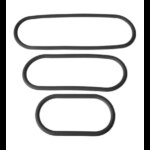 Perfect Fit Slim Wrap - tenká sada krúžkov na penis - čierna (3ks) od značky Perfect Fit