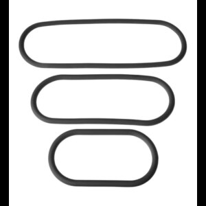 Perfect Fit Slim Wrap - tenká sada krúžkov na penis - čierna (3ks) od značky Perfect Fit