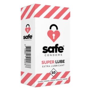 SAFE Super Lube - extra klzký kondóm (10 ks) od značky Safe
