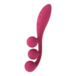 Satisfyer Tri Ball 1 - nabíjateľný multifunkčný vibrátor (červený) od značky Satisfyer
