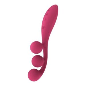 Satisfyer Tri Ball 1 - nabíjateľný multifunkčný vibrátor (červený) od značky Satisfyer