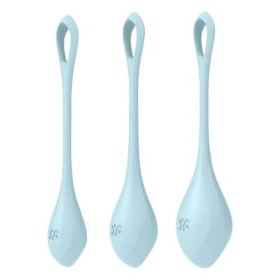 Satisfyer Yoni Power 2 - modré venušine guličky set (3 časti) od značky Satisfyer
