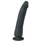 Easytoys - čierne silikónové dildo s prísavkou (21cm) od značky Easytoys
