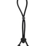 Bad Kitty - silikónový pásik na semenníky a penis (čierny) od značky Bad Kitty