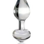 Icicles č. 44 - sklenený análny kolík (priehľadný) od značky Icicles