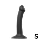Strap-on-me Dual S - Dvojvrstvové dildo (čierne) od značky Strap-on-me