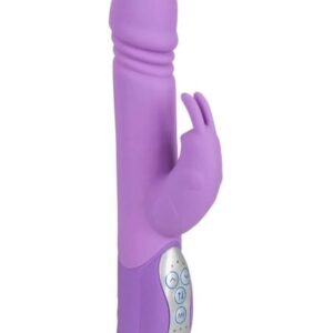 SMILE Push - vibrujúci stimulátor s klitorálnym ramenom (fialový) od značky Sweet Smile