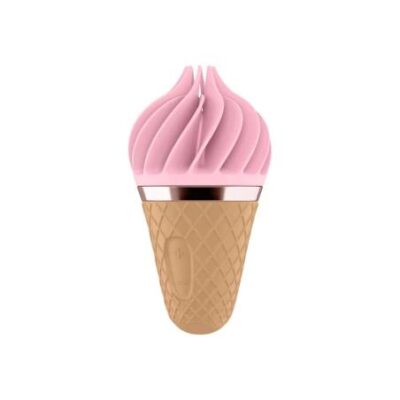 Satisfyer Sweet Treat - rotačný klitoris vibrátor (ružovo-hnedý) od značky Satisfyer