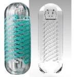 TENGA Spinner Pixel - priesvitný vibrátor pre potešenie od značky TENGA