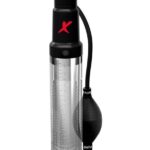 PDX Elite - 2v1 - priestranná pumpa a masturbátor (priehľadný) od značky PDX