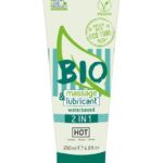 HOT Bio 2v1 - lubrikant a masážny gél na vodnej báze (200ml) od značky HOT