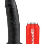 Královský Kôň 10 - dildó s prísavkou (25 cm) - čierny od značky King Cock