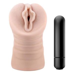 Enlust Destini - vibračná umelá vagína s obrázkami (prírodná) od značky Blush