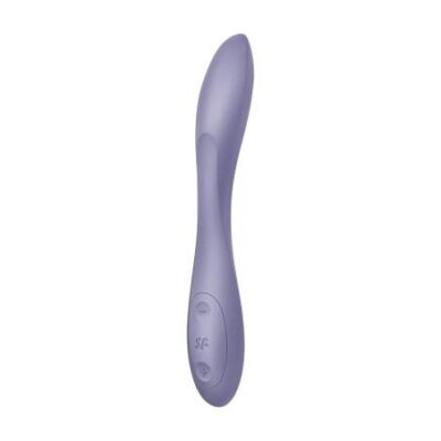 Satisfyer G-spot Flex 2 - nabíjateľný vodotesný G-bod vibrátor (fialový)