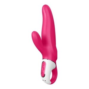 Satisfyer Mr. Rabbit – vodotesný vibrátor s klitorisovým ramenom (ružový) od značky Satisfyer