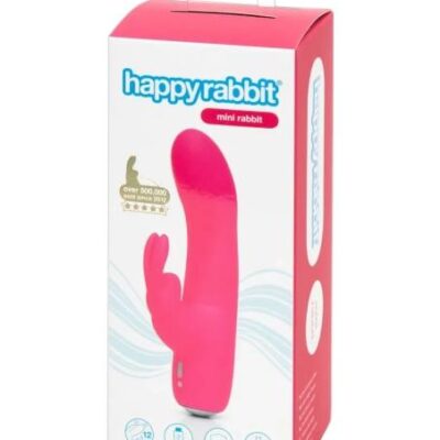 Mini králiček Happyrabbit - akumulátorový vibrátor (ružový) od značky happyrabbit