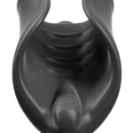 PDX Elite - silikónový vibrátor čierny na penis od značky PDX