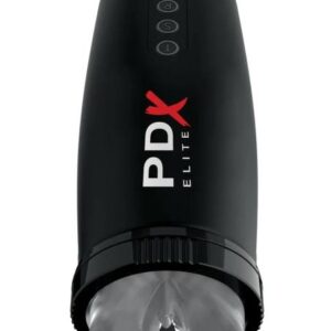 PDX Elite Moto Bator 2 - čierna vibračná umelá vagína s intenzívnym saním od značky PDX